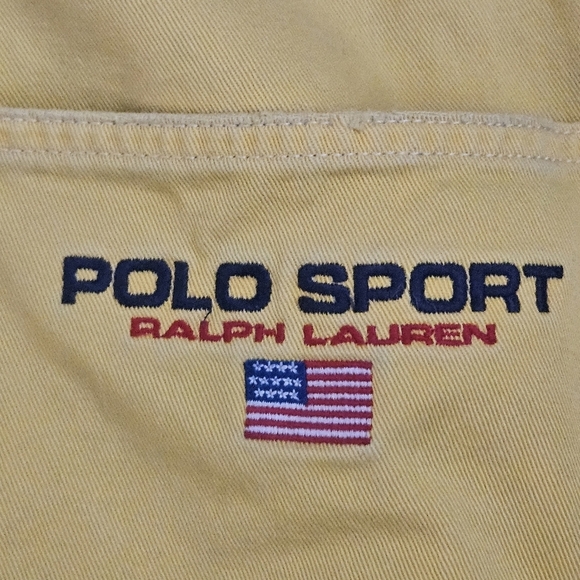 Polo Ralph Lauren Relaxed Straight Yellow Twill Pant Tag Size 32x32 (32x29) - Picture 7 of 12
